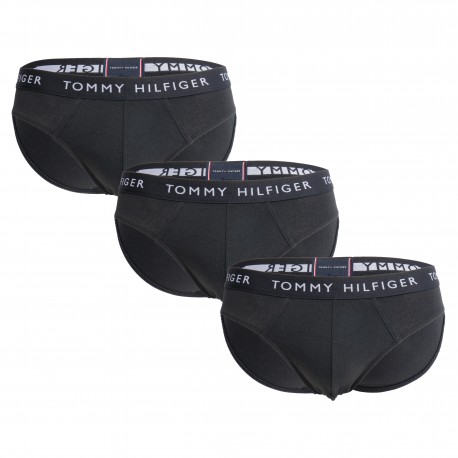  Pack de 3 calzoncillos Tommy de algodón - negro - TOMMY HILFIGER UM0UM02206-0TE 