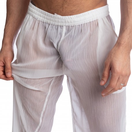 Mens Transparent T-shirt Tops Long Johns Pants Bodybuilding Homewear  Trousers | eBay