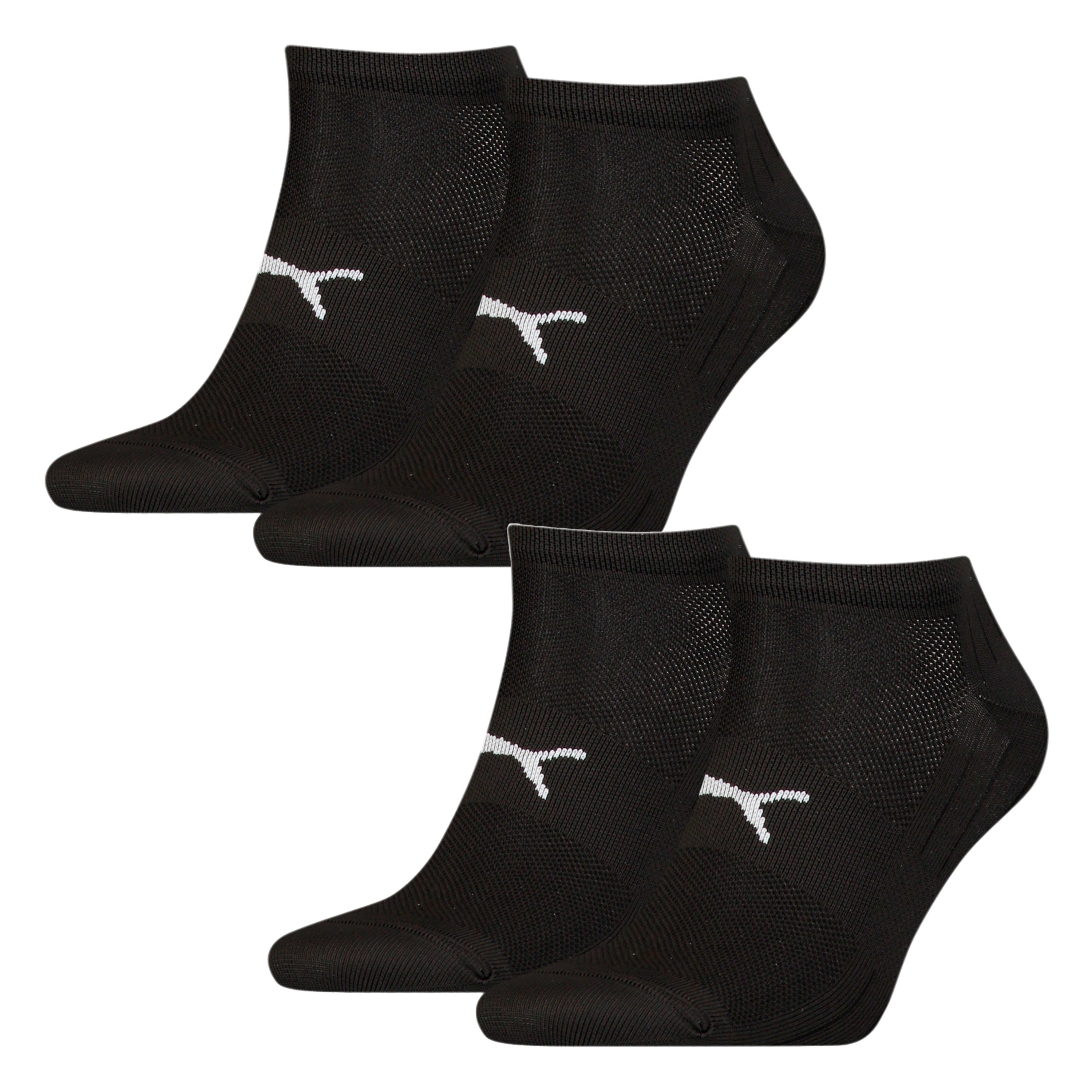 Pack de 2 pares de calcetines deportivos ligeros PUMA - negro - Pum