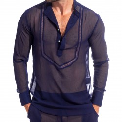  Chantilly Marine - Tunique Chemise - L'HOMME INVISIBLE HW143-CHA-049 