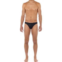 Bath Brief of the brand HOM - Micro Swim briefs HOM Sea life - black - Ref : 402533 0004