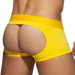 Boxer shorts, Shorty of the brand AD FÉTISH - Boxer Bottomless Fetish - yellow - Ref : ADF93 C03