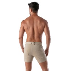 Kurze der Marke TOF PARIS - Patriot Tof Paris Chino Shorts - beige - Ref : TOF216BE