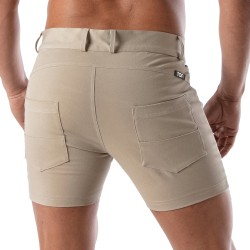 Kurze der Marke TOF PARIS - Patriot Tof Paris Chino Shorts - beige - Ref : TOF216BE