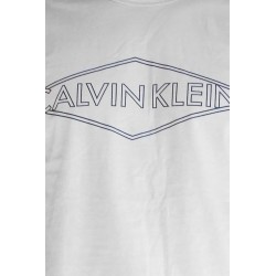 Maniche del marchio CALVIN KLEIN - T-shirt Losange Logo - Ref : M5546E 100