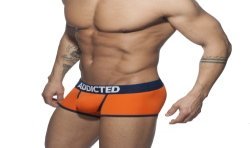 Pantaloncini boxer, Shorty del marchio ADDICTED - Boxer Swimderwear - orange - Ref : AD541 C04