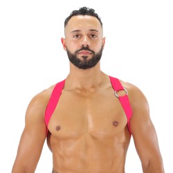 Harness of the brand TOF PARIS - Party Boy Elastic Harness Tof Paris - Neon Pink - Ref : H0018PF