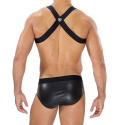 Imbracatura del marchio TOF PARIS - Imbracatura Elastic Party Boy Tof Paris - Nero - Ref : H0018N