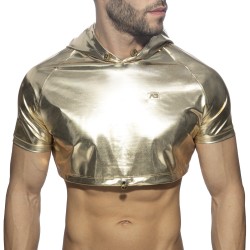 Ropa Superior  de la marca ADDICTED - Croptop Oro y plata - oro - Ref : AD1170 C20