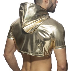 Ropa Superior  de la marca ADDICTED - Croptop Oro y plata - oro - Ref : AD1170 C20