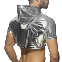 Top of the brand ADDICTED - Croptop gold & silver - silver - Ref : AD1170 C21