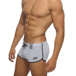 Kurze der Marke ADDICTED - Loop-Mesh-shorts - weiß - Ref : AD358 C01