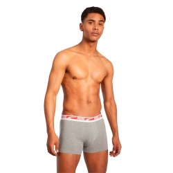 Boxershorts, Shorty der Marke PUMA - PUMA Multi Logo Boxer 2er Set - grau und rot - Ref : 701219366 004