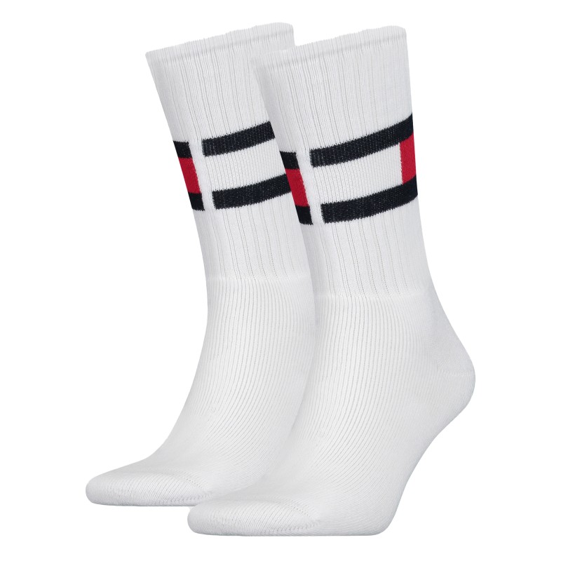 Tommy Flag Socks - White - Tommy Hilfiger : sale of Socks for men T...