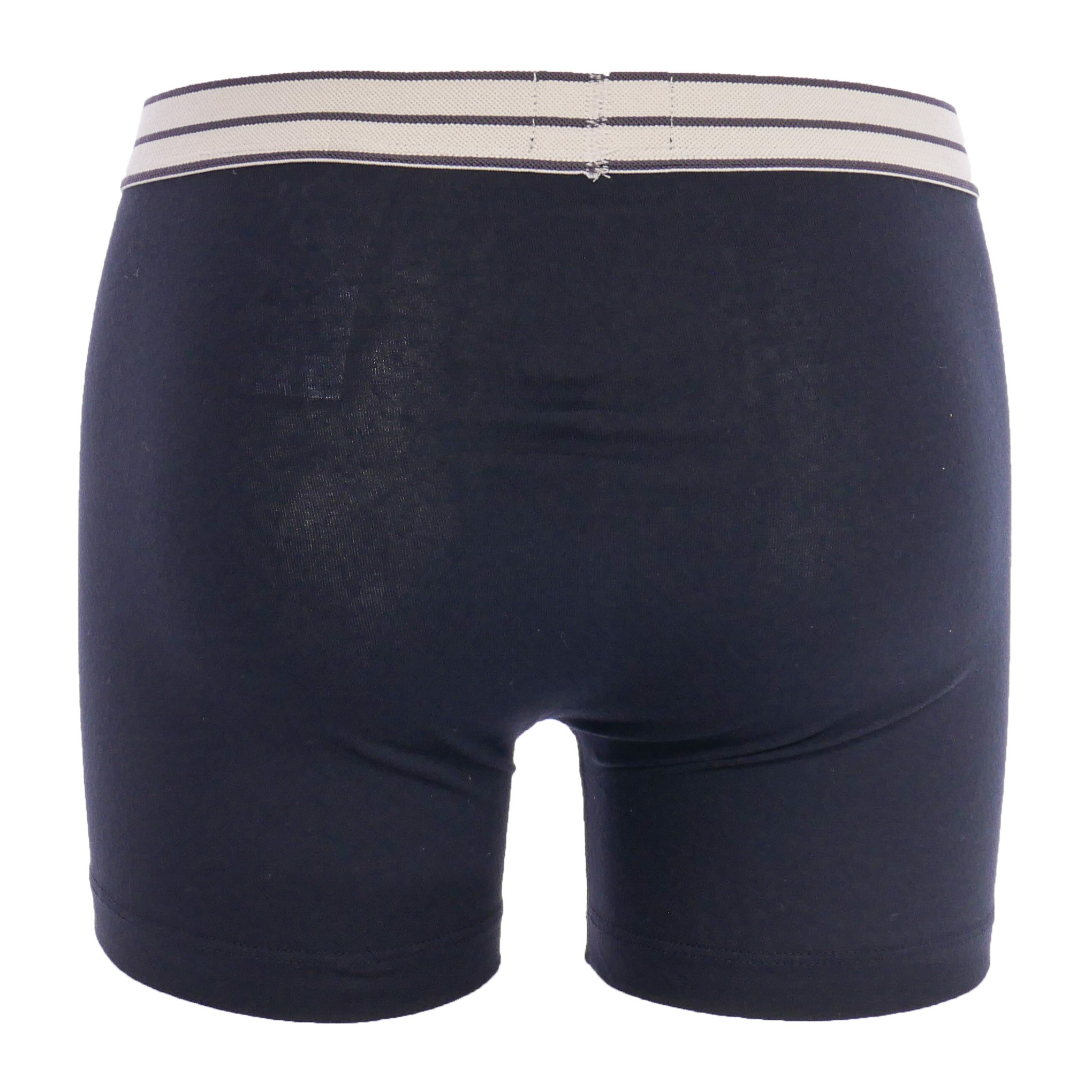 Lot de 3 Shortys Coton Stretch BIO - NOIR/MARINE/GRIS CHINE