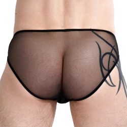 Push-up effect of the brand QURIOSÉ - Sheer Sensation Micro Brief - black - Ref : QU01 MES