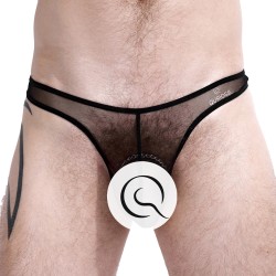 Tanga de la marca QURIOSÉ - Tanga Bikini Sheer Sensation - negro - Ref : QU02 MES