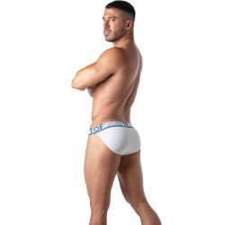 Slip de la marca TOF PARIS - Tanga Champion Tof Paris - Blanco - Ref : TOF299B