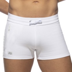 Short of the brand ADDICTED - Zip pocket sports short - white - Ref : AD1002 C01 