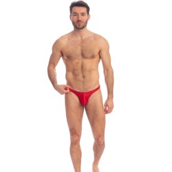 Thong of the brand L HOMME INVISIBLE - Barbados Cherry - Thong Bikini - Ref : UW26 CHE 024