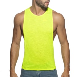 Canotta del marchio ADDICTED - Sottile fiamma bassa rider - neon giallo - Ref : AD1108 C31