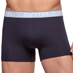 Boxer shorts, Shorty of the brand IMPETUS - Boxer COTTON ORGANIC Navy Blue - Ref : GO20024 039