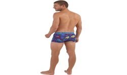 Boxer, shorty de la marque HOM - Boxer HOM HO1 Funky Styles édition limitée - bleu - Ref : 402685 P0RA