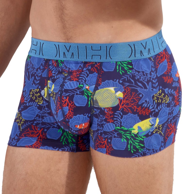 Shorts Boxer, Shorty de la marca HOM - óxer HOM HO1 Funky Styles Edición Limitada - azul - Ref : 402685 P0RA