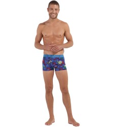 Boxer shorts, Shorty of the brand HOM - Boxer HOM HO1 Funky Styles Limited Edition - blue - Ref : 402685 P0RA