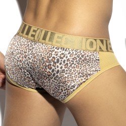 Slip del marchio ES COLLECTION - Slip Leopard Wild - Ref : UN465 C20