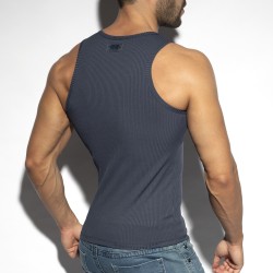 Tank top of the brand ES COLLECTION - Recycled Rib Sport - navy tank top - Ref : TS313 C09