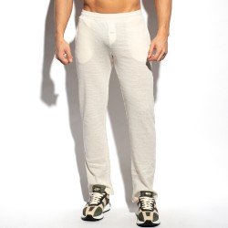 Pantaloni del marchio ES COLLECTION - Pantaloni Eco Breeze - avorio - Ref : SP309 C02