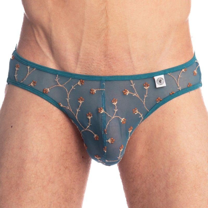 Slip de la marca L HOMME INVISIBLE - Viorne Lagon - Mini Calzoncillos - Ref : MY44 VIO 043