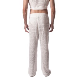 Pants of the brand BARCODE BERLIN - Pants Salvador - white - Ref : 92216 200